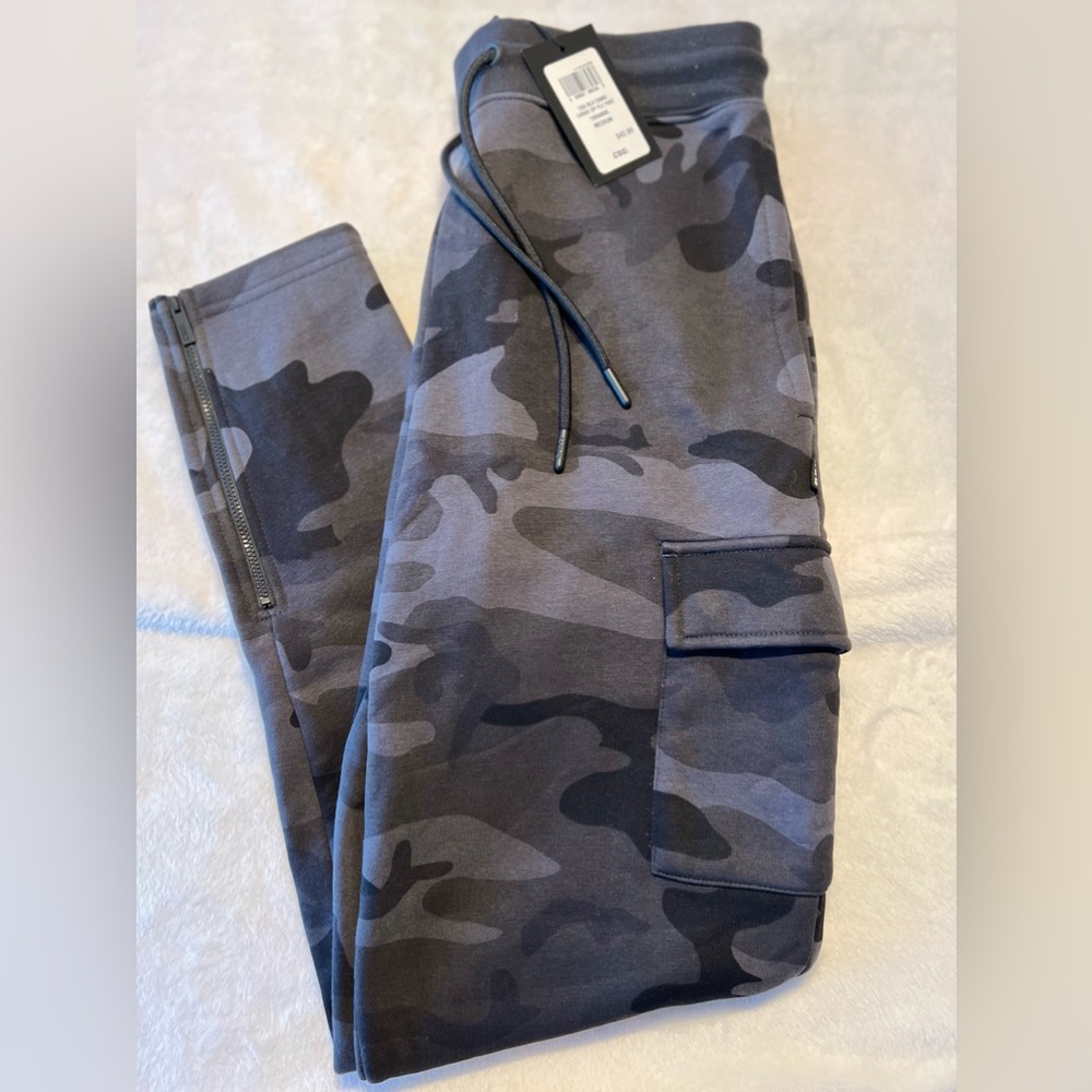 CSG camo cargo fleece pant